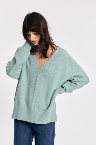 Pull en laine - Vert