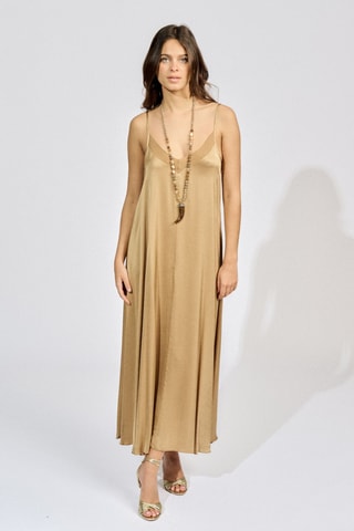 Robe longue - Beige