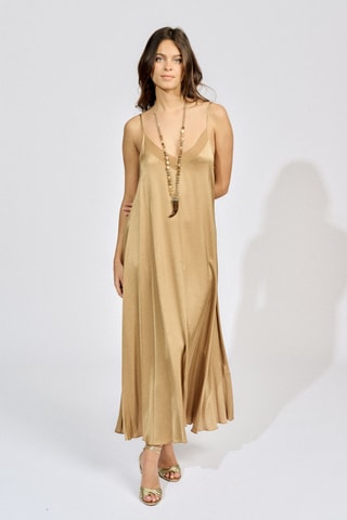Robe longue - Beige