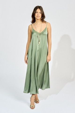 Robe longue - Vert