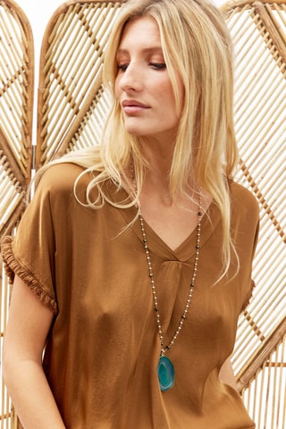 Blouse - Marron clair