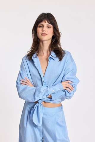 Chemisier - Bleu clair