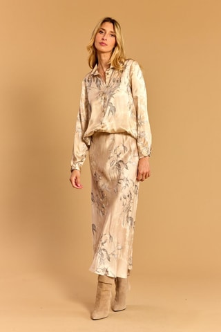 Chemisier en soie - Beige