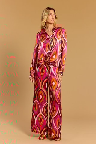 Chemisier en soie - Rose