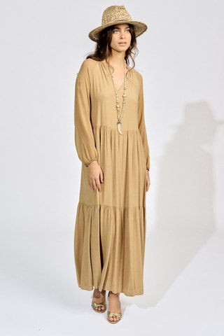 Robe longue - Beige