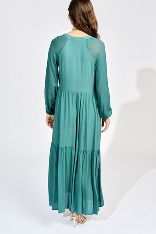 Robe longue - Turquoise