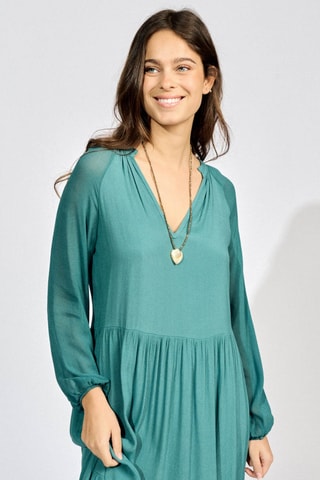 Robe longue - Turquoise