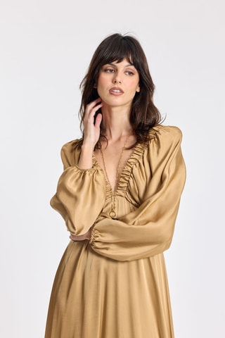 Robe longue - Marron clair