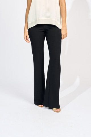 Pantalon taille haute - Noir