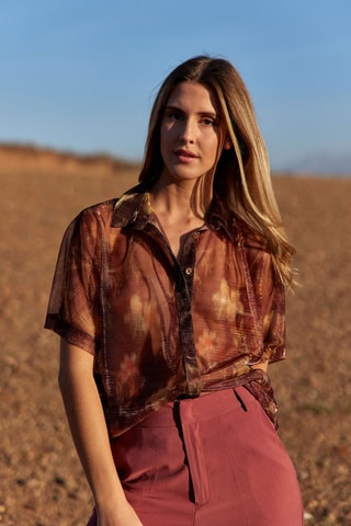 Chemisier - Orange foncé