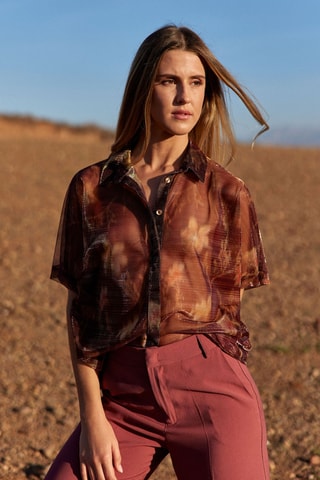 Chemisier - Orange foncé