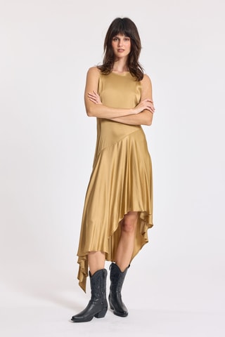 Robe patineuse - Marron clair