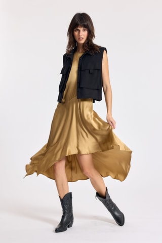 Robe patineuse - Marron clair