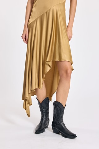 Robe patineuse - Marron clair
