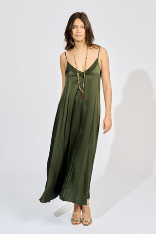 Robe longue - Vert