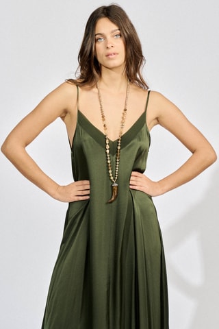 Robe longue - Vert