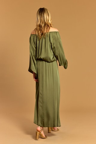 Jupe longue taille haute - Vert