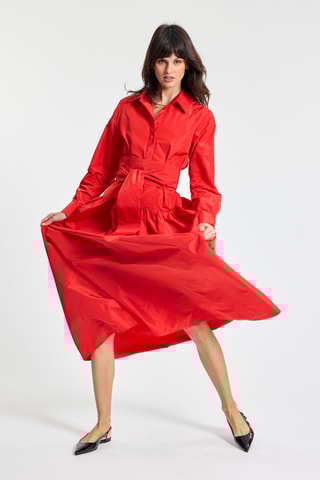 Robe longue - Rouge