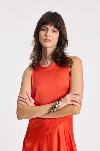 Robe patineuse - Orange