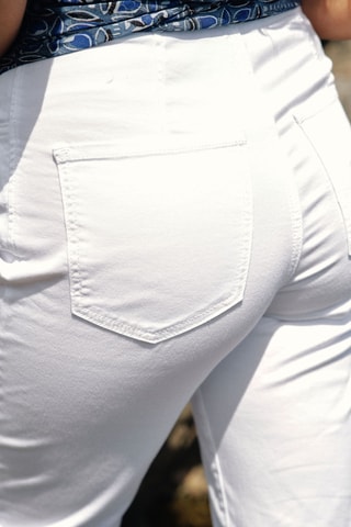 Jean taille haute - Blanc