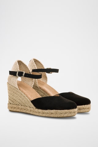 Espadrilles met Sleehak Louisa - Beige