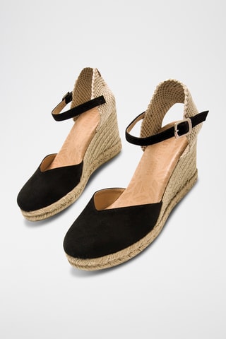 Espadrilles met Sleehak Louisa - Beige
