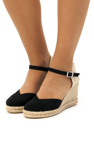 Espadrilles met Sleehak Louisa - Beige