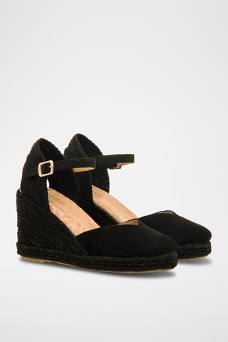 Espadrilles met Sleehak Louisa - Zwart