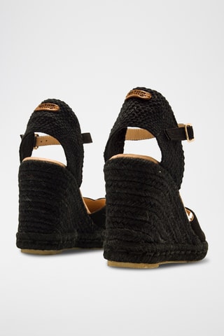 Espadrilles met Sleehak Louisa - Zwart