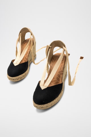 Espadrilles met Sleehak Louisa - Beige