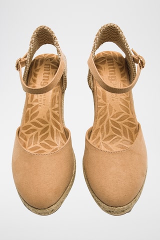 Espadrilles met Sleehak Austen - Taupe