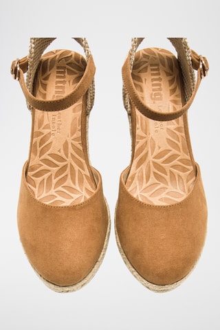 Espadrilles met Sleehak Austen - Camel