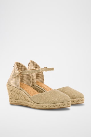 Espadrilles met Sleehak Austen - Taupe