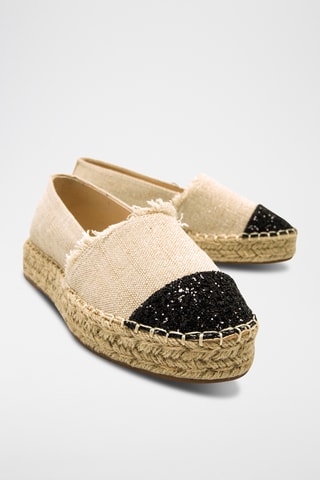 Espadrilles Marea - Beige en Zwart