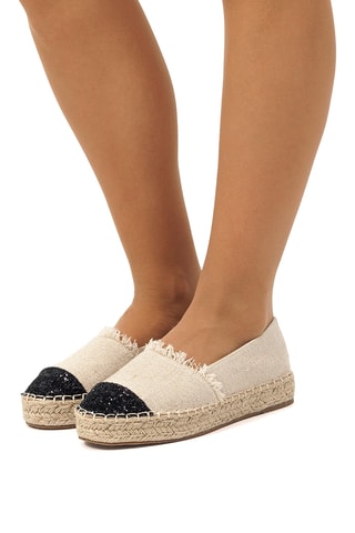 Espadrilles Marea - Beige en Zwart