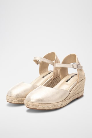 Espadrilles met Sleehak - Goudkleurig