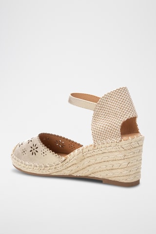 Espadrilles met Sleehak - Goudkleurig