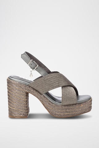 Sandalen met Hak - Taupe