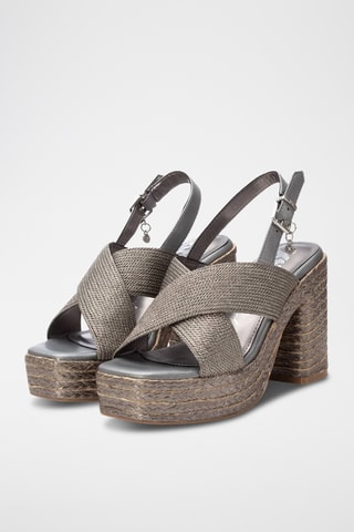 Sandalen met Hak - Taupe