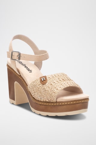 Sandalen met Hak - Beige