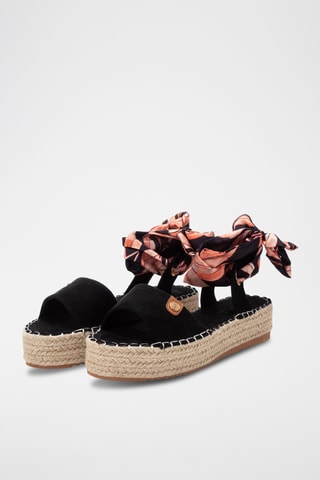 Platform Sandalen - Zwart