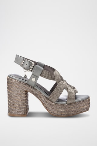 Sandalen met Hak - Taupe