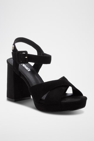 Sandali con tacco - Nero