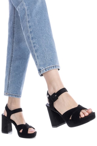 Sandali con tacco - Nero