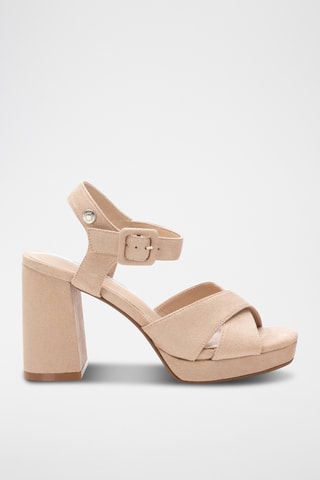 Sandalen met Hak - Beige