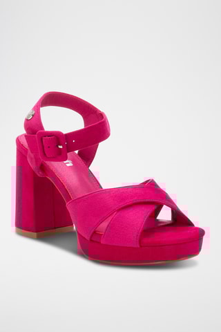 Sandalen met Hak - Fuchsia