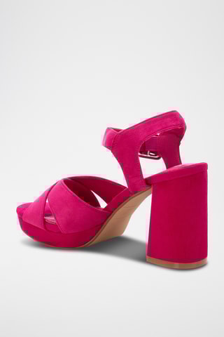 Sandalen met Hak - Fuchsia