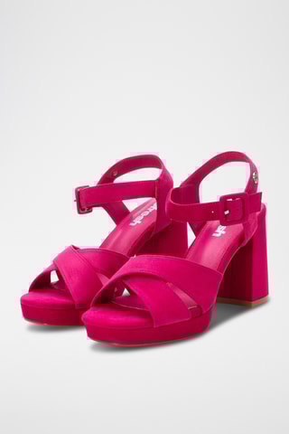 Sandalen met Hak - Fuchsia
