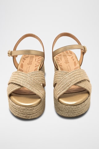 Sandalen met Sleehak Amad - Beige