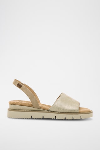 Sandalen met Sleehak Siren - Goudkleurig